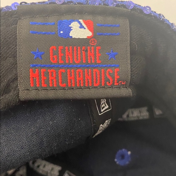 PINK Victoria's Secret MLB San Diego Padres Navy Sequin Cap - Picture 8 of 11